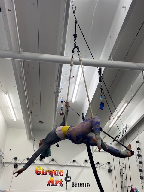 Aerial class at Cirque Art Studio, North Miami, FL.