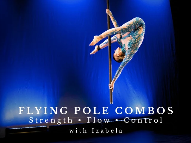 Flying pole classes at Cirque Art Studio, North Miami Beach, Florida.